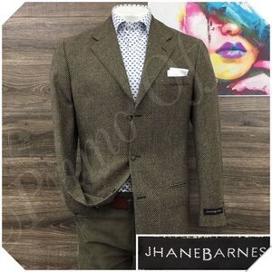 VINTAGE JHANE BARNES Mens Blazer Sport Coat Casual Jacket Size 38L Wool Suit